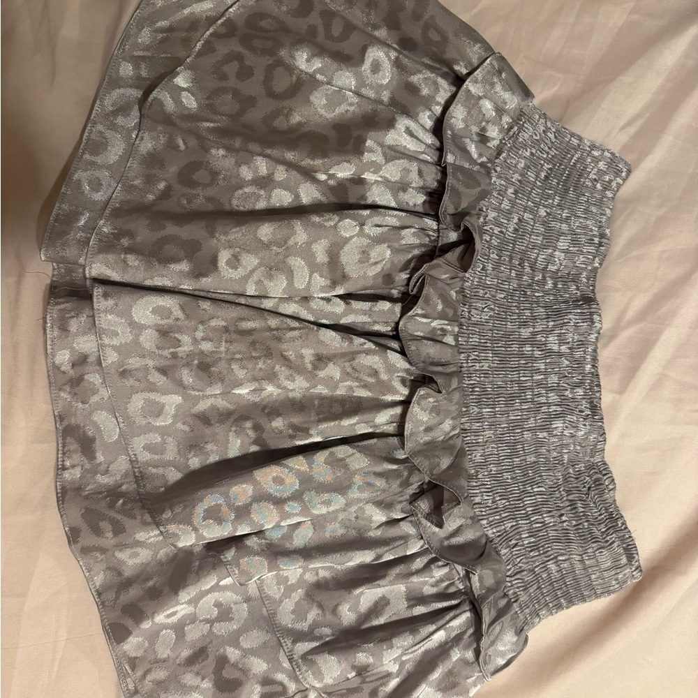 PANTS STORE Leopard Luxe Smocked Skirt